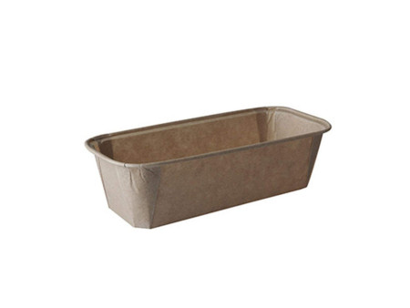 PAPSTAR Moule 'pure', rectangulaire, 167 ml, brun