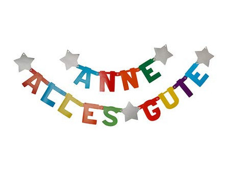 PAPSTAR Guirlande, personnalisable