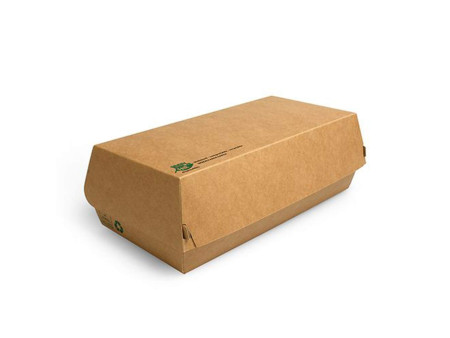 PAPSTAR Boîte à baguette 'pure', dimensions: 220x105x75 mm
