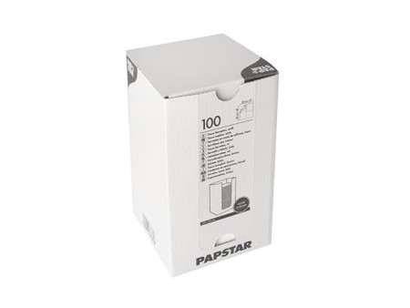 PAPSTAR Serviette cocktail 'PUNTO', 200 x 200 mm, blanc