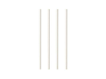 PAPSTAR Paille en papier 'pure', 200 mm, blanc
