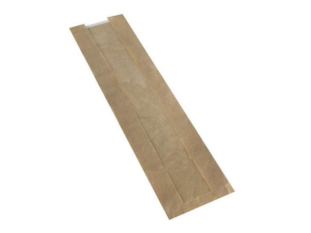 STARPAK Sachet à pain 'pure', 580 x 120 x 50 mm, marron