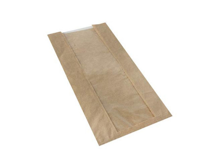 STARPAK Sachet à pain 'pure', 470 x 200 x 90 mm, marron