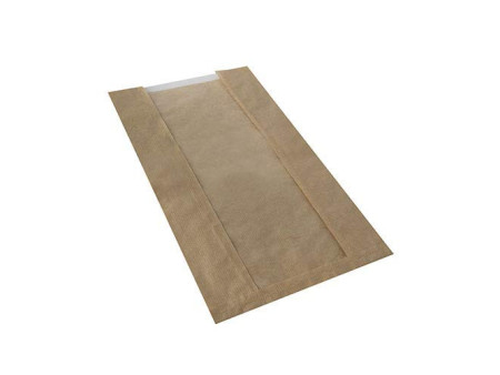 STARPAK Sachet à pain 'pure', 380 x 200 x 90 mm, marron