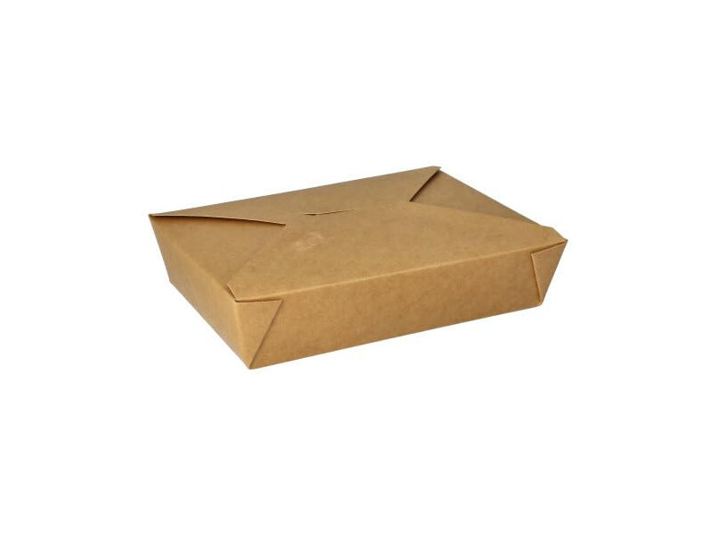 PAPSTAR Boîte repas 'pure', 1500 ml, brun