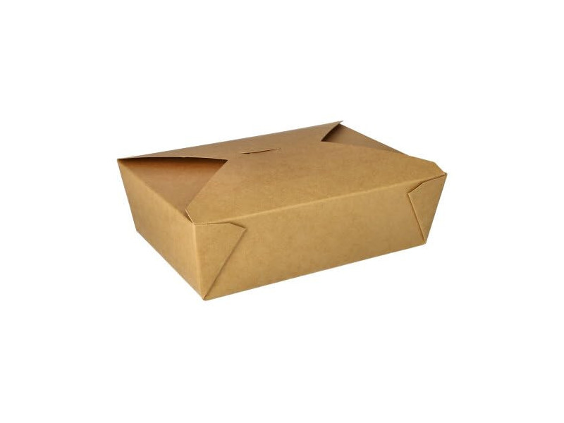PAPSTAR Boîte repas 'pure', 2000 ml, brun