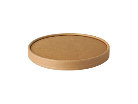 PAPSTAR Couvercle pour bol à salade 'pure', 150 mm, brun