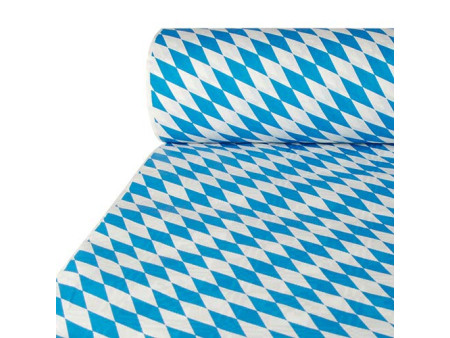 PAPSTAR Nappe damassée, (l) 1,0 x (L)50 m, 'bleu bavarois'