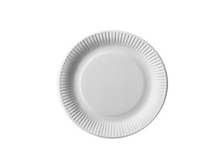 PAPSTAR Assiette en carton 'pure', rond, 230 mm, marron