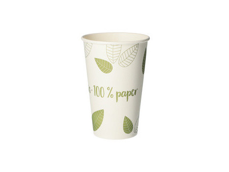PAPSTAR Couvercle pour gobelet en carton 'pure' ZERO, 80 mm