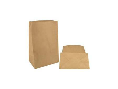 PAPSTAR Sac en papier à fond plat, 220 x 185 x 97 mm