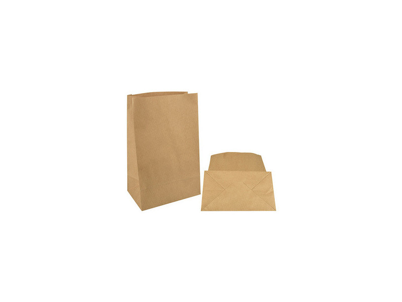 PAPSTAR Sac en papier à fond plat, 400 x 320 x 110 mm