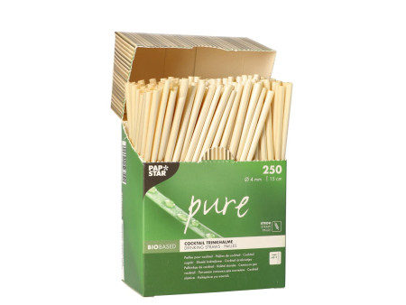 PAPSTAR Paille en paille 'pure', 150 mm, naturel