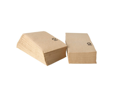 PAPSTAR Serviette de bistro, 330 x 330 mm, naturel