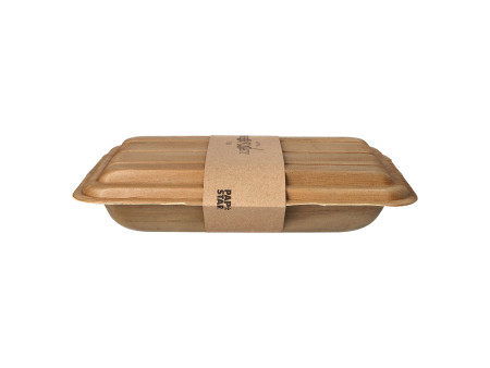 PAPSTAR Barquette pour snack 'pure', 255 x 175 x 65 mm