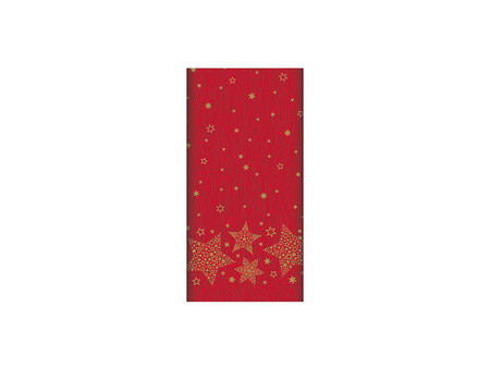 PAPSTAR Nappe pour Noël 'Christmas Shine', rouge