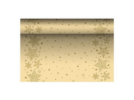 PAPSTAR Chemin de table pour Noël 'Christmas Shine', crème