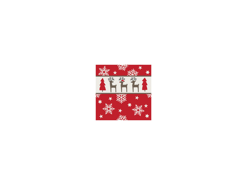 PAPSTAR Serviette à motif de Noël 'Bright Christmas'