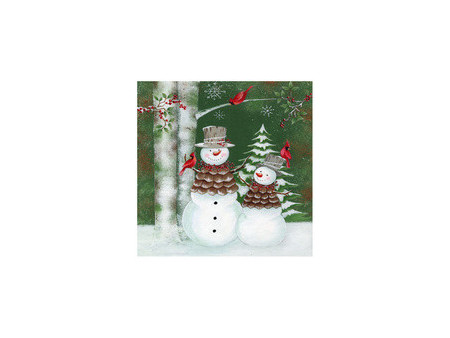 PAPSTAR Serviette à motif de Noël 'Bright Christmas'