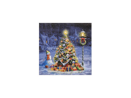 PAPSTAR Serviette à motif de Noël 'Bright Christmas'