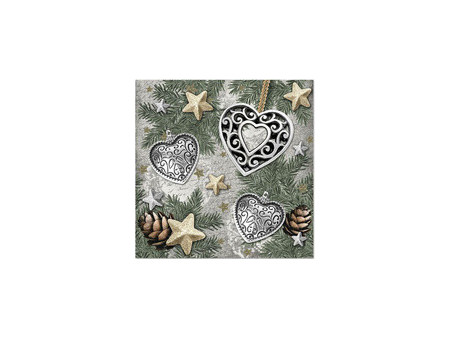 PAPSTAR Serviette à motif de Noël 'Bright Christmas'