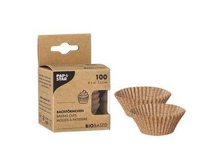 PAPSTAR Moule à pâtisserie, coques de cacao, 30 mm, naturel