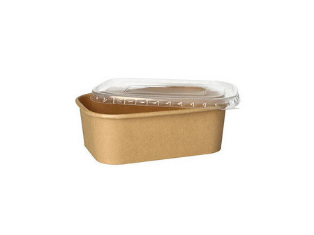 PAPSTAR Couvercle pour emballage 'pure', transparent