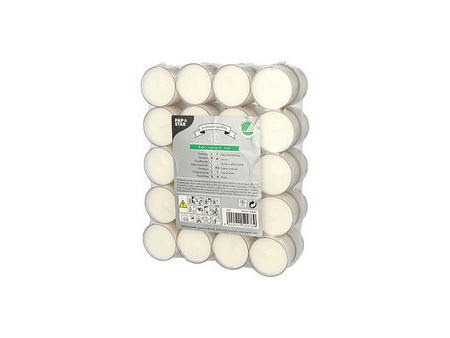 PAPSTAR Bougies chauffe-plat, diamètre: 38 mm, blanc