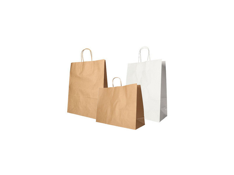 PAPSTAR Sac en papier, 250 x 260 x 170 mm, brun