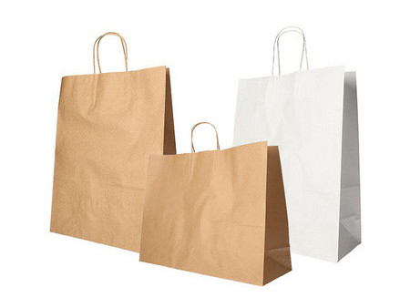PAPSTAR Sac en papier, 270 x 320 x 170 mm, blanc