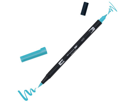 Tombow Feutre double pointe DUAL BRUSH PEN ABT, process blue