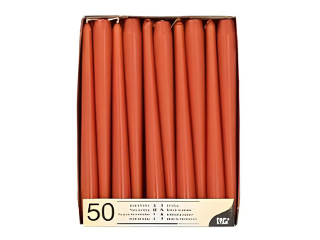 STARPAK Bougie de chandelier, 22 mm, pack de 50, rouille