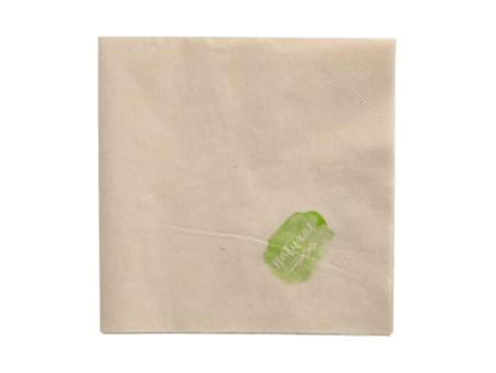 PAPSTAR Serviette de table, 300 x 300 mm, naturel
