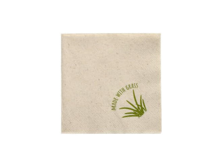 PAPSTAR Serviette coktail, 240 x 240 mm, naturel