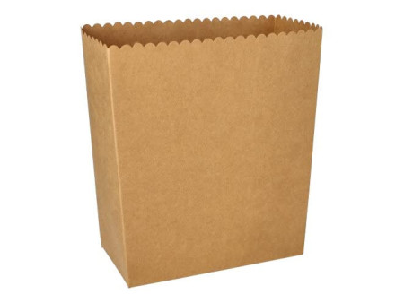PAPSTAR Boîte à pop-corn en carton 'pure' carré, 2.400 ml