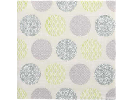PAPSTAR Serviette à motif 'ROYAL Collection Rococo', vert