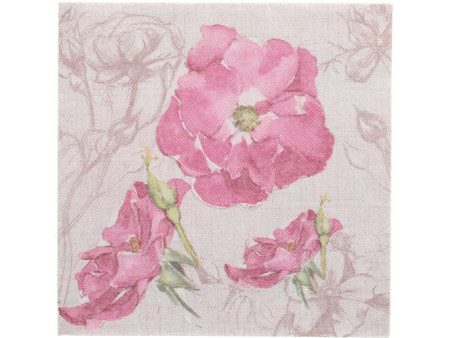 PAPSTAR Serviette à motif 'ROYAL Collection Blossom'
