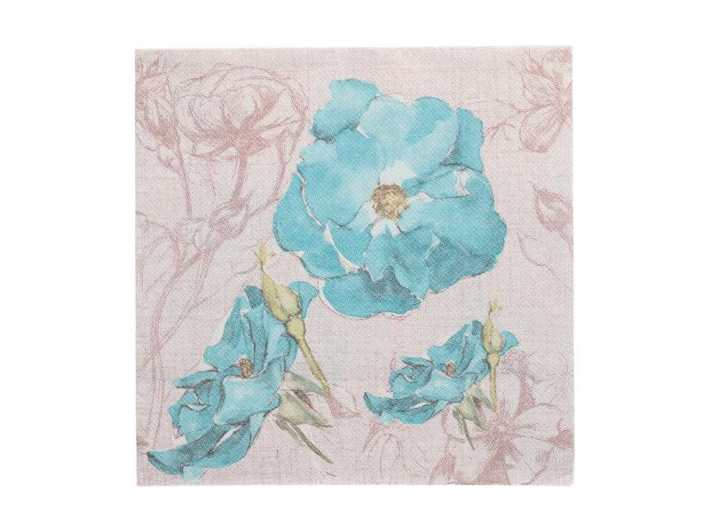 PAPSTAR Serviette à motif 'ROYAL Collection Blossom'