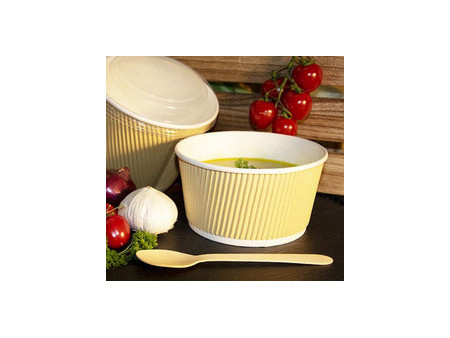 STARPAK Couvercle pour gobelet à soupe Ripple Wall, 135 mm
