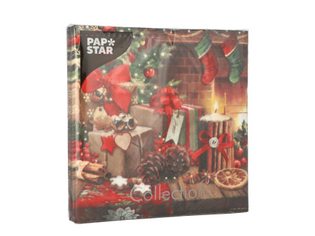 PAPSTAR Serviette à motif de Noël 'Cozy Christmas'