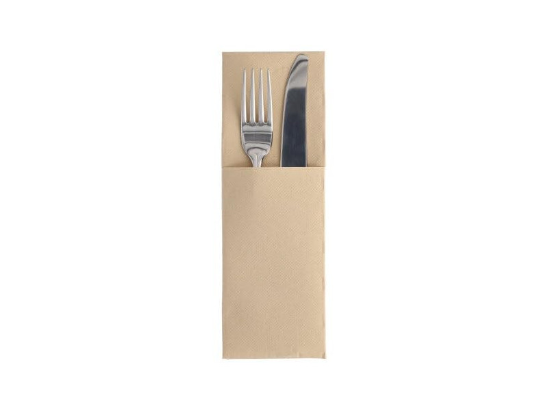 PAPSTAR Serviette pochette 'ROYAL Collection', sable