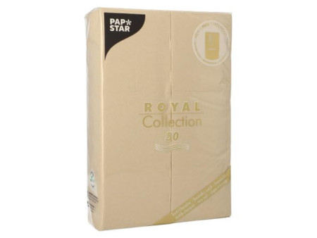 PAPSTAR Serviette pochette 'ROYAL Collection', sable