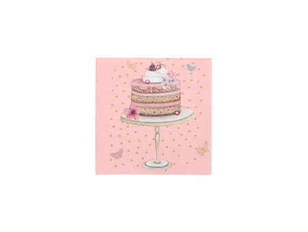 PAPSTAR Serviette à motif 'Birthday Cup Cakes'