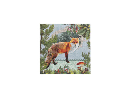 PAPSTAR Serviette à motif 'Rabbit, Raccon & Fox'