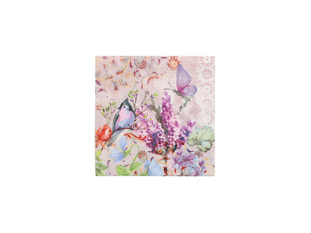 PAPSTAR Serviette à motif 'Phalaenopsis', 330 x 330 mm