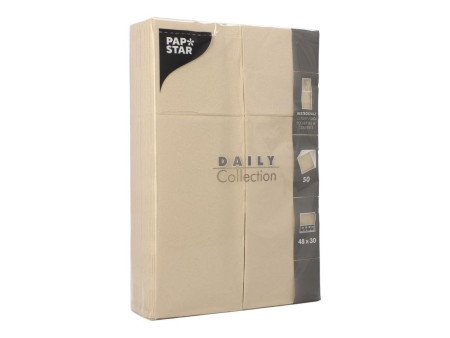 STARPAK Serviette pochette 'DAILY Collection', sable