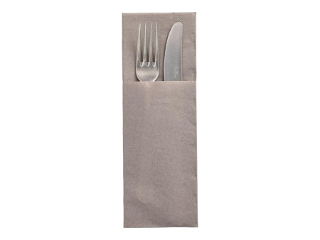 STARPAK Serviette pochette 'DAILY Collection', gris