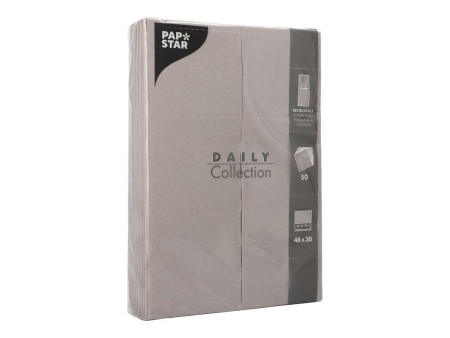 STARPAK Serviette pochette 'DAILY Collection', gris