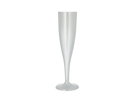 PAPSTAR Flûte à champagne réutilisable, 0,1 l, 10 pièces