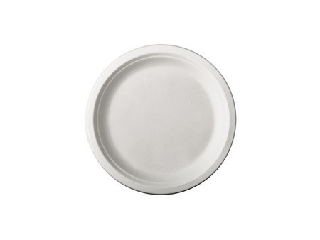 PAPSTAR Assiette en canne à sucre 'pure', rond, 230 mm